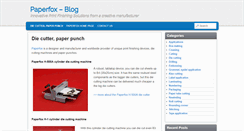 Desktop Screenshot of die-cutter-paper-punch.com