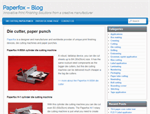 Tablet Screenshot of die-cutter-paper-punch.com